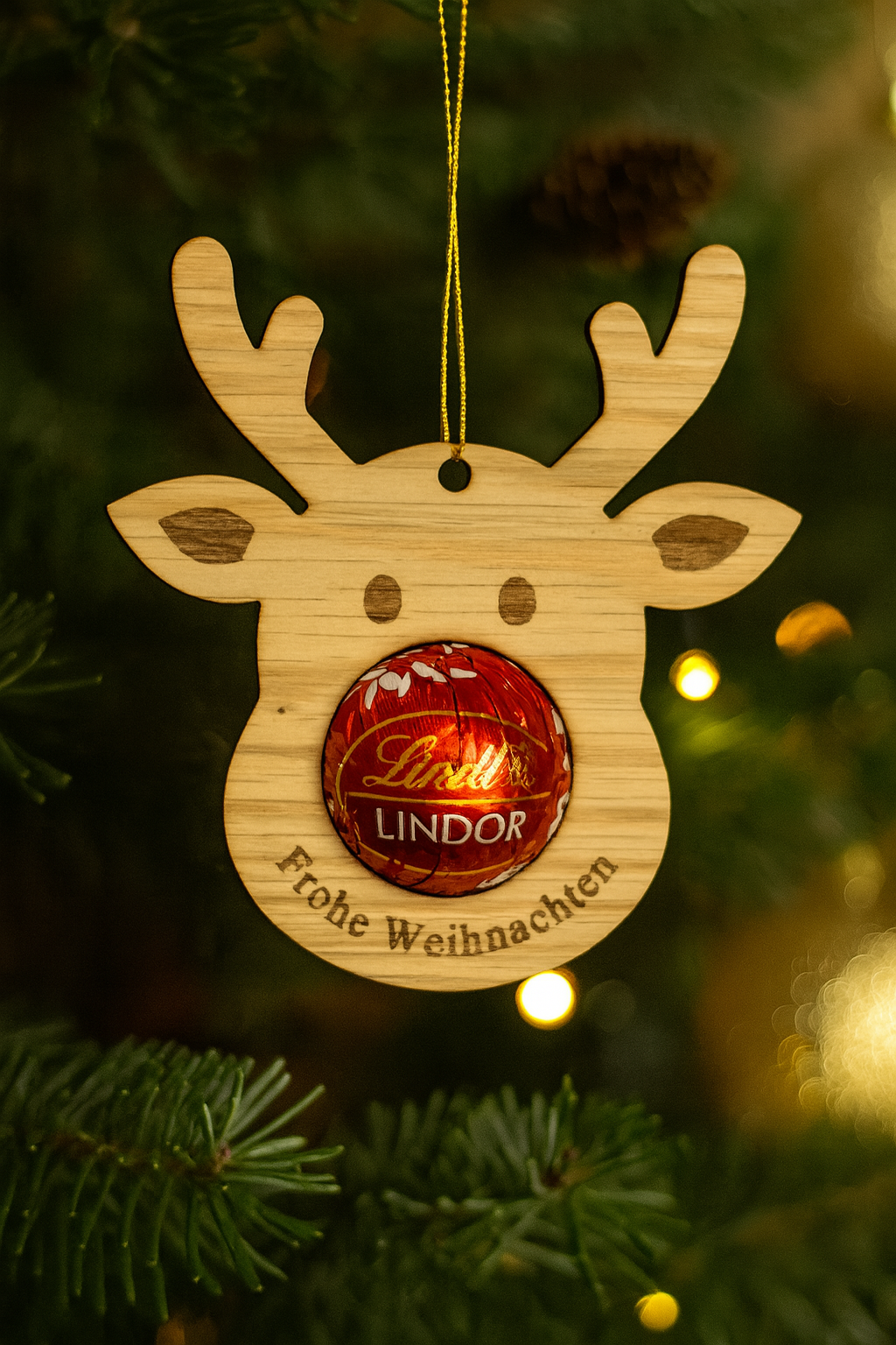 Pralinenhalter Rentier hängend – Bild 4