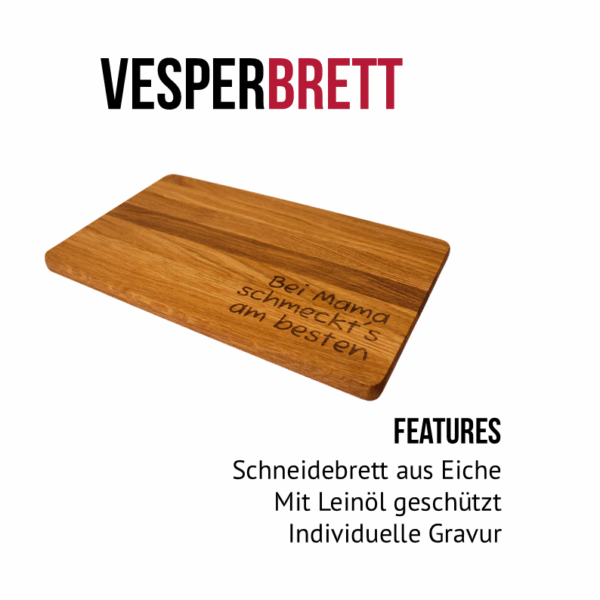 Schneidebrett mit Wunschgravur